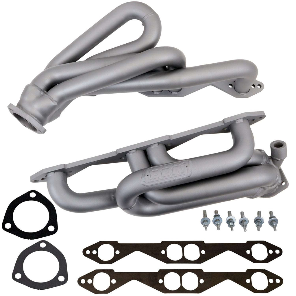 Chevrolet GM Truck SUV 5.0 5.7 1-5/8 Shorty Exhaust Headers Titanium Ceramic 96-99 - BBK Performance