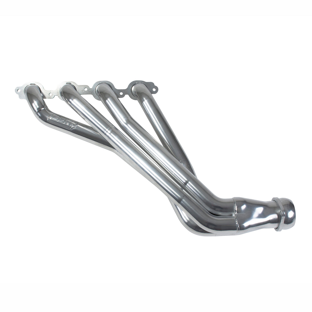 BBK 40440 2-3/4 Long Tube Headers Polished Ceramic and 40441 High Flow Converters for Chevrolet Camaro SS 6.2 LT1 - BBK Performance