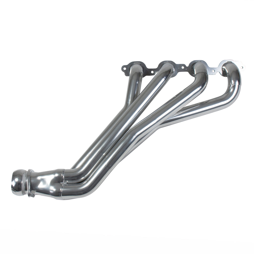 BBK 40440 2-3/4 Long Tube Headers Polished Ceramic and 40441 High Flow Converters for Chevrolet Camaro SS 6.2 LT1 - BBK Performance