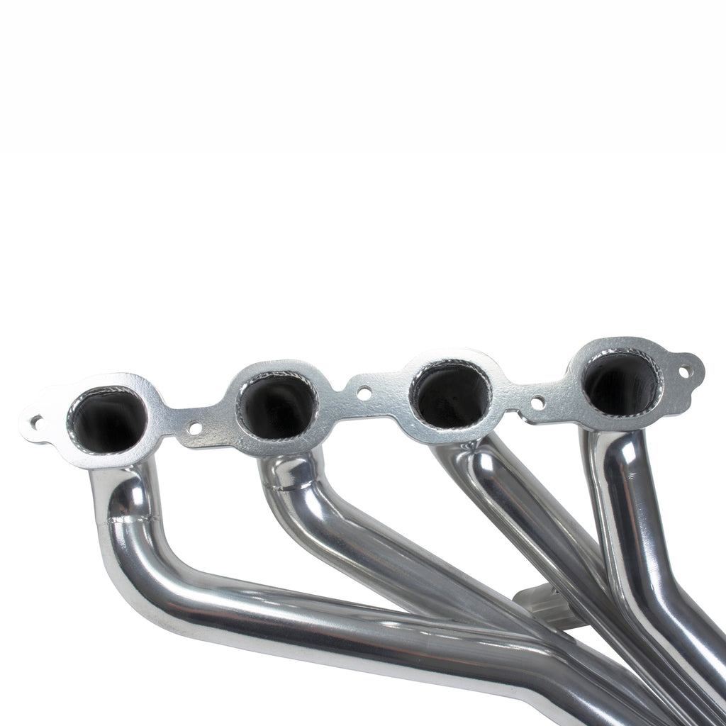 BBK 40440 2-3/4 Long Tube Headers Polished Ceramic and 40441 High Flow Converters for Chevrolet Camaro SS 6.2 LT1 - BBK Performance