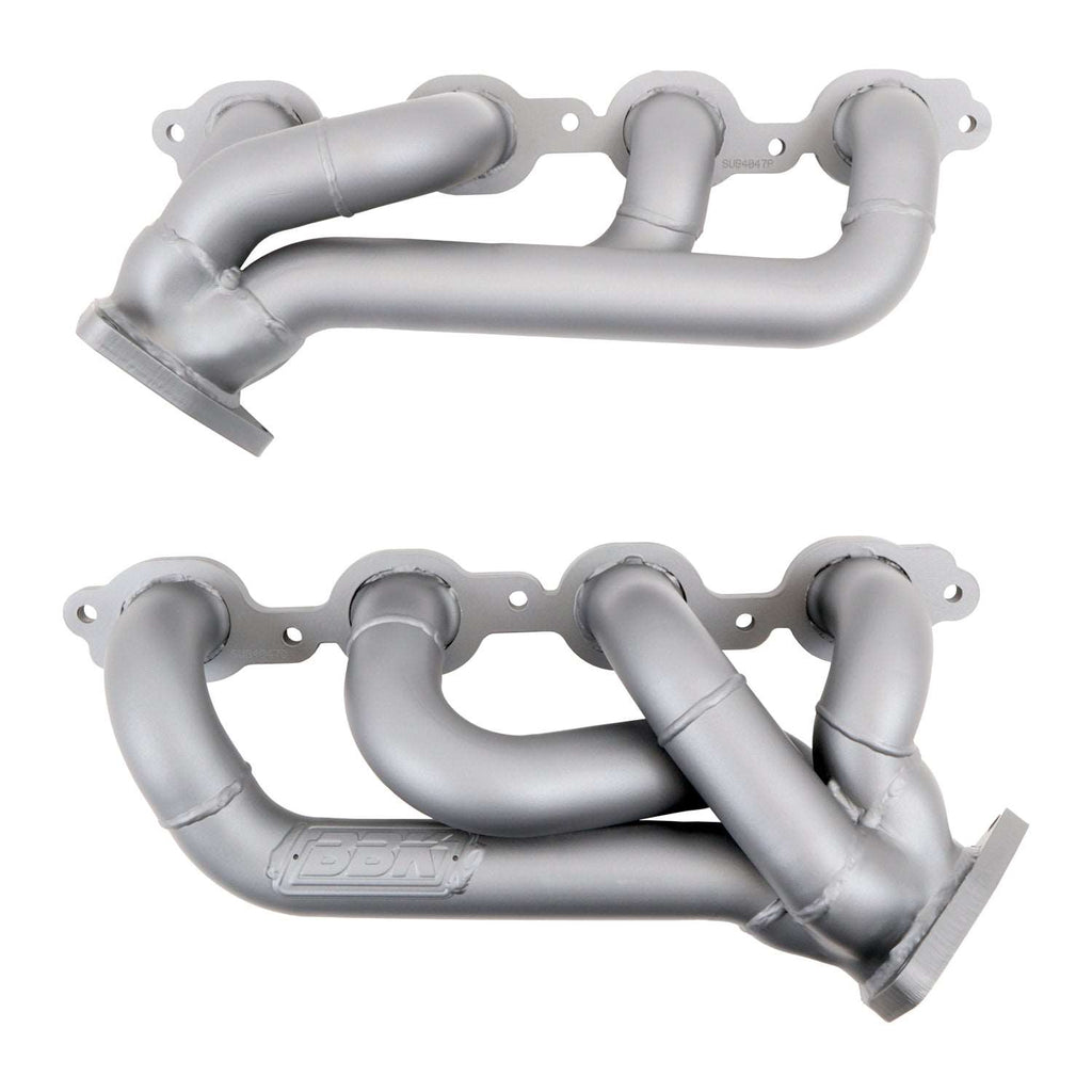 Chevrolet GM Truck 5.3 6.2 1-3/4 Shorty Exhaust Headers Titanium Ceramic 14-18 - BBK Performance