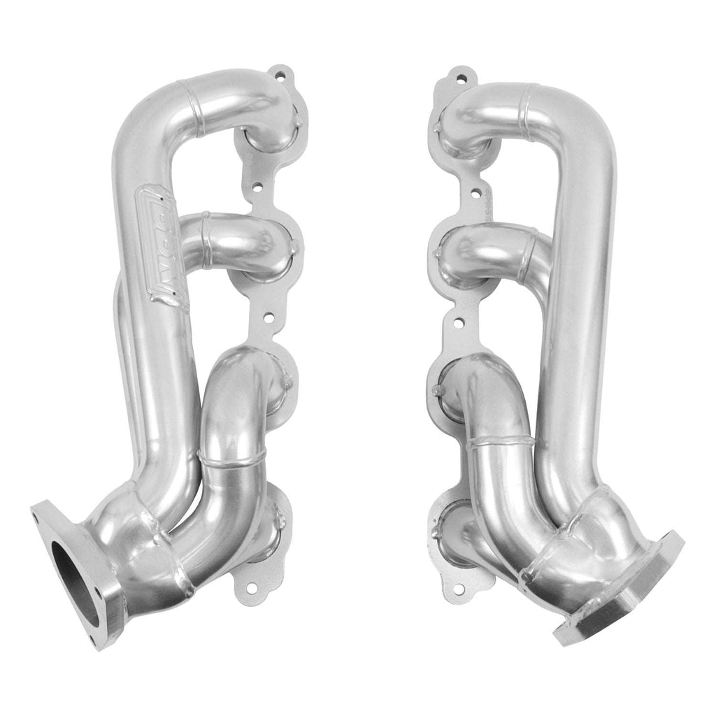 Chevrolet Full Size Truck 5.3/6.2L 1-3/4” Shorty Exhaust Headers – Polished Silver Ceramic 19-23 - BBK Performance