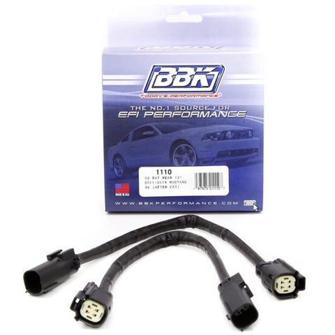 Ford Mustang GT V6 Rear O2 Extensions 12 Inch 11-17 - BBK Performance