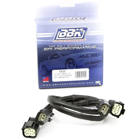 Ford Mustang V6 Front O2 Extensions 24 Inch 11-14 - BBK Performance