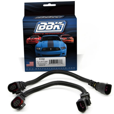 Ford Mustang 5.0L Front O2 Extensions 12 Inch 11-14 - BBK Performance