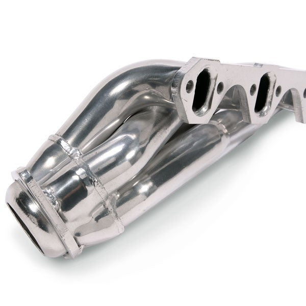 Ford Mustang 351 Swap 1-5/8 Shorty Exhaust Headers Polished Silver Ceramic 79-93 - BBK Performance