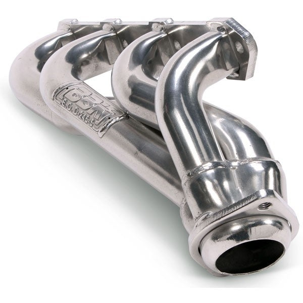 Ford Mustang 351 Swap 1-5/8 Shorty Exhaust Headers Polished Silver Ceramic 79-93 - BBK Performance