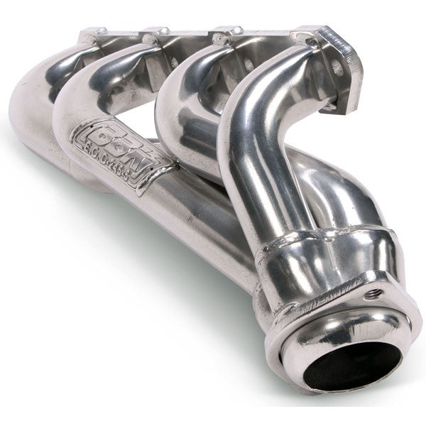 Ford Mustang 5.0L 1-5/8 Shorty Exhaust Headers Polished Silver Ceramic 86-93 - BBK Performance