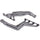 Ford Mustang 5.0 1-5/8 Long Tube Exhaust Headers Titanium Ceramic 79-93 - BBK Performance