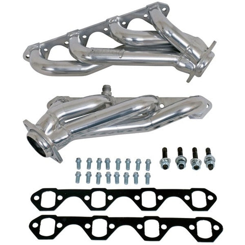 Ford Mustang GT 5.0 1-5/8 Shorty Exhaust Headers Polished Silver Ceramic 94-95 - BBK Performance