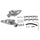 Ford Mustang GT 5.0 1-5/8 Shorty Equal Length Exhaust Headers Polished Silver Ceramic 94-95 - Reconditioned - BBK Performance