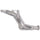 Ford Mustang 5.0 1-5/8 Long Tube Exhaust Headers Automatic Trans Polished Silver Ceramic 79-93 - BBK Performance
