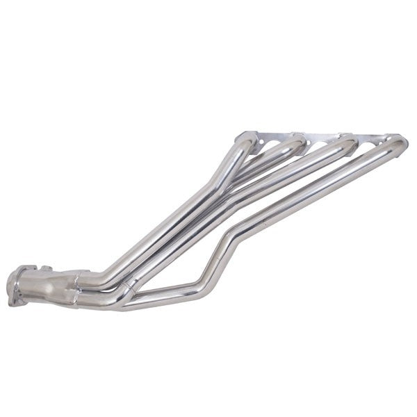 Ford Mustang 5.0 1-5/8 Long Tube Exhaust Headers Automatic Trans Polished Silver Ceramic 79-93 - Reconditioned - BBK Performance