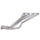 Ford Mustang 5.0 1-5/8 Long Tube Exhaust Headers Automatic Trans Polished Silver Ceramic 79-93 - BBK Performance