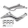 Ford Mustang 5.0 1-5/8 Long Tube Exhaust Headers Automatic Trans Titanium Ceramic 79-93 - Reconditioned - BBK Performance