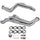 Ford Mustang Cobra 4.6 Mach 1 1-5/8 Long Tube Exhaust Headers Titanium Ceramic 99-04 - Reconditioned - BBK Performance