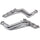 Ford Mustang Cobra 4.6 Mach 1 1-5/8 Long Tube Exhaust Headers Titanium Ceramic 99-04 - Reconditioned - BBK Performance