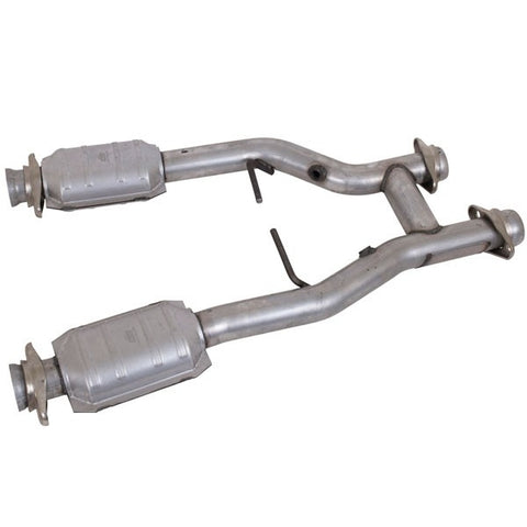 Ford Mustang GT Cobra 2-1/2 Short Catted Mid H Pipe 96-04 - BBK Performance
