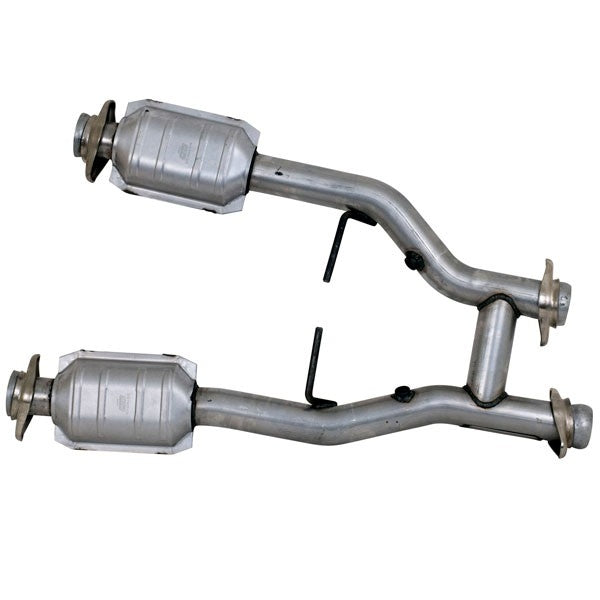 Ford Mustang GT Cobra 2-1/2 Short Catted Mid H Pipe 96-04 - BBK Performance