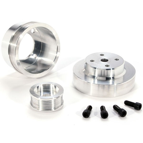 Ford Mustang 5.0 Billet Aluminum Underdrive Pulleys 86-93 - Reconditioned - BBK Performance