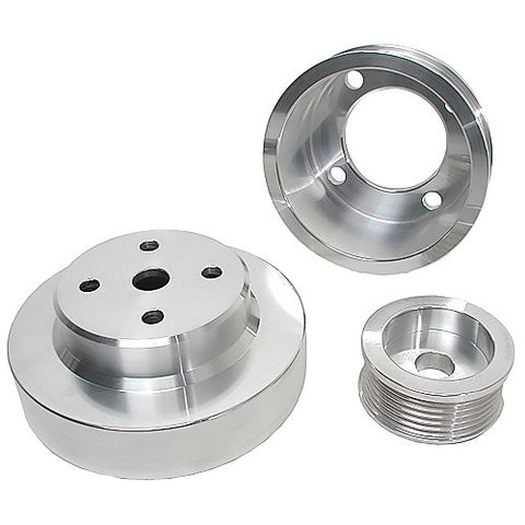 Ford Mustang 5.0 Billet Aluminum Underdrive Pulleys 86-93 - BBK Performance