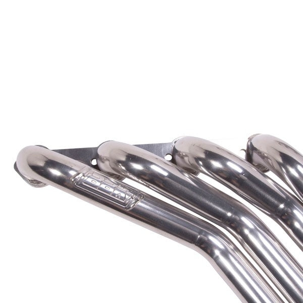 Ford Mustang 351 Swap 1-3/4 Long Tube Exhaust Headers Polished Silver Ceramic 86-93 - Reconditioned - BBK Performance