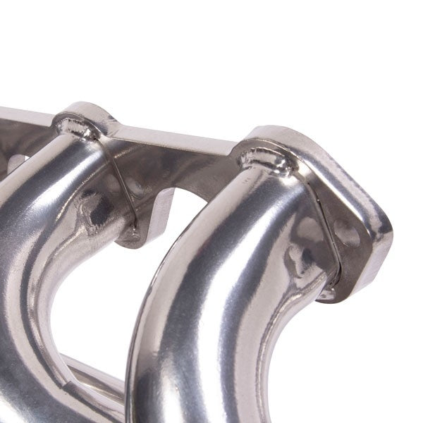 Ford Mustang 351 Swap 1-3/4 Long Tube Exhaust Headers Polished Silver Ceramic 86-93 - Reconditioned - BBK Performance