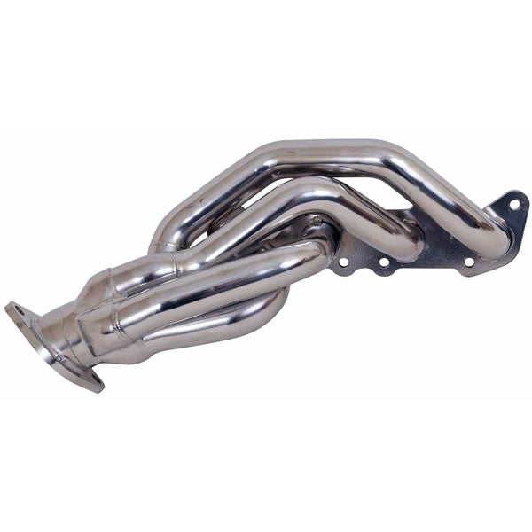 Ford Mustang GT 1-3/4 Shorty Exhaust Headers Polished Silver Ceramic 11-14 - BBK Performance
