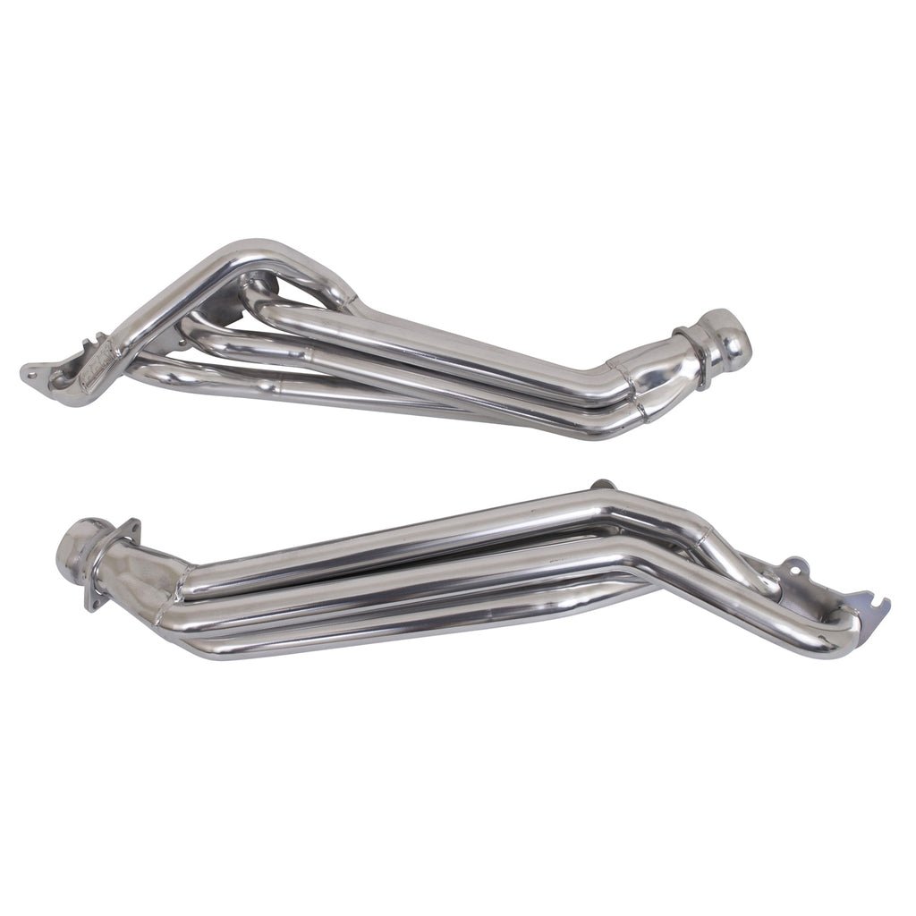 Ford Mustang GT 1-3/4 Long Tube Exhaust Headers Polished Silver Ceramic 11-23 - BBK Performance
