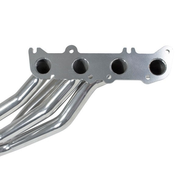 Ford Mustang Coyote Swap 1-3/4 Long Tube Exhaust Headers Polished Silver Ceramic 86-04 - BBK Performance