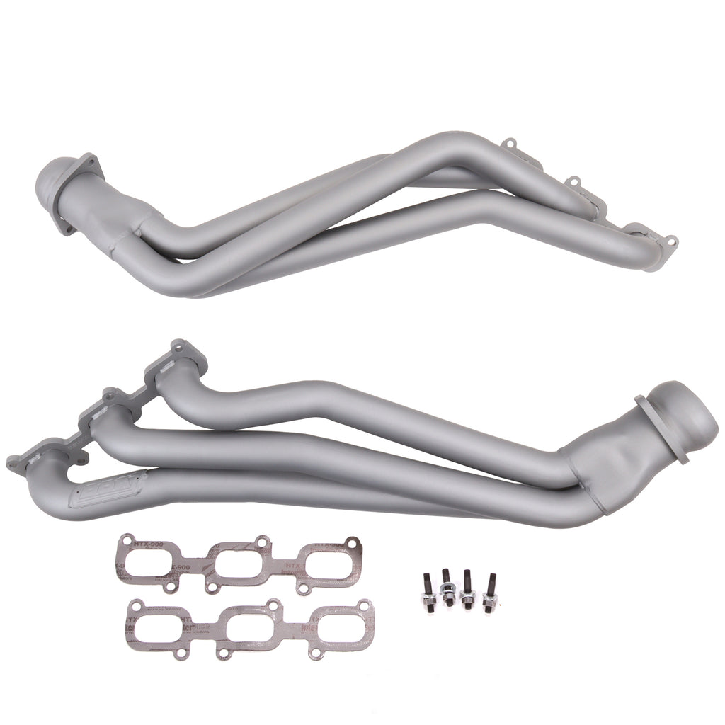 Ford Mustang V6 3.7 1-3/4 Long Tube Exhaust Headers Titanium Ceramic 11-17 - Reconditioned - BBK Performance