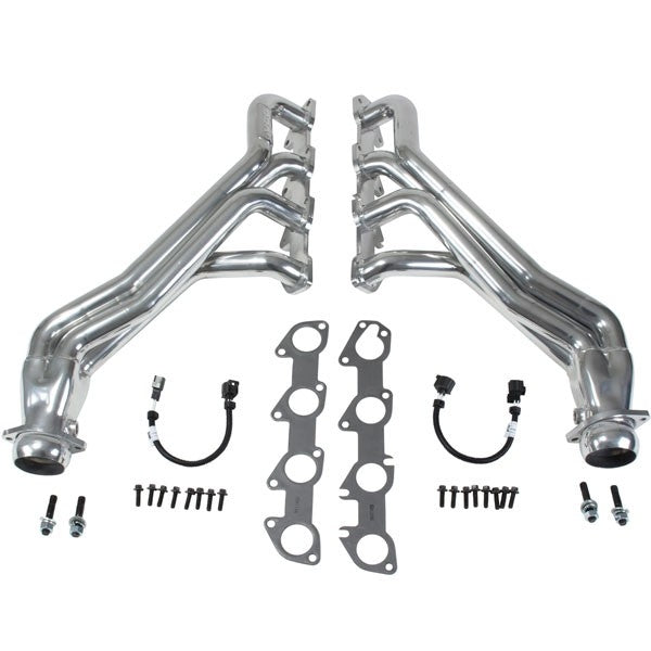 Dodge Challenger Charger 5.7 Hemi 1-3/4 Long Tube Exhaust Headers Polished Silver Ceramic 05-08 - BBK Performance