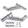 Dodge 5.7 Hemi Challenger Charger 1-3/4 Long Tube Exhaust Headers Titanium Ceramic 05-08 - Reconditioned - BBK Performance
