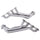 Dodge 5.7 Hemi Challenger Charger 1-3/4 Long Tube Exhaust Headers Titanium Ceramic 05-08 - Reconditioned - BBK Performance