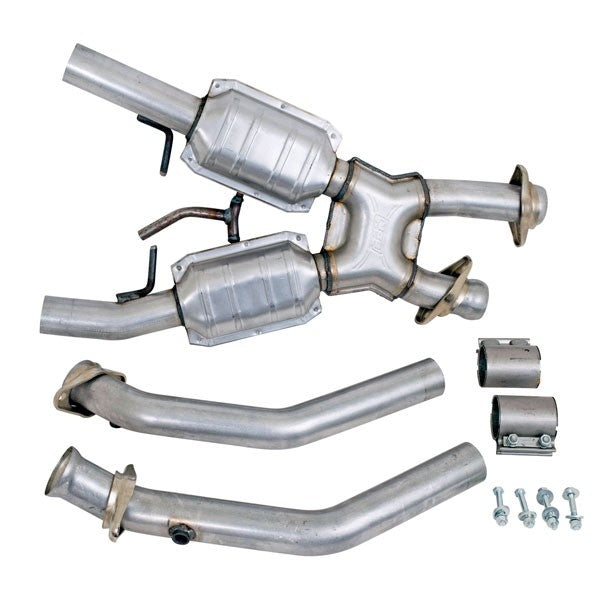 Ford Mustang 5.0 2-1/2 High Flow Catted X Pipe 86-93 - BBK Performance