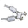 Ford Mustang GT 2-1/2 High Flow Catted X Pipe 99-04 - BBK Performance