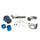 Ford Mustang V6 Cold Air Intake Powder Coated Chrome Kit 94-98 - BBK Performance