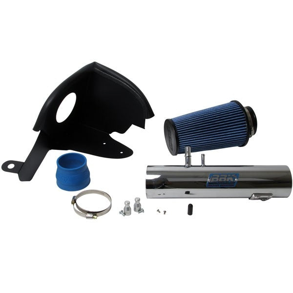 Ford Mustang V6 Cold Air Intake Kit Powder Coated Chrome 11-14 - BBK Performance