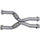 Ford Mustang Coyote 5.0 Swap High Flow Catted X Pipe 87-04 - BBK Performance