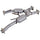 Ford Mustang 5.0 High Flow Catted X Pipe 79-93 Auto - BBK Performance