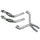Ford Mustang V6 High Flow Catted X Pipe 11-17 - BBK Performance