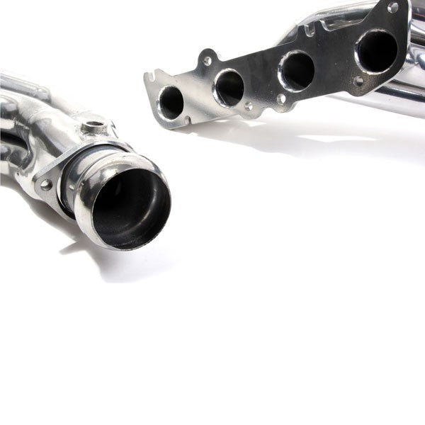 Ford Mustang GT 1-7/8 Long Tube Exhaust Headers Polished Silver Ceramic 11-23 - BBK Performance