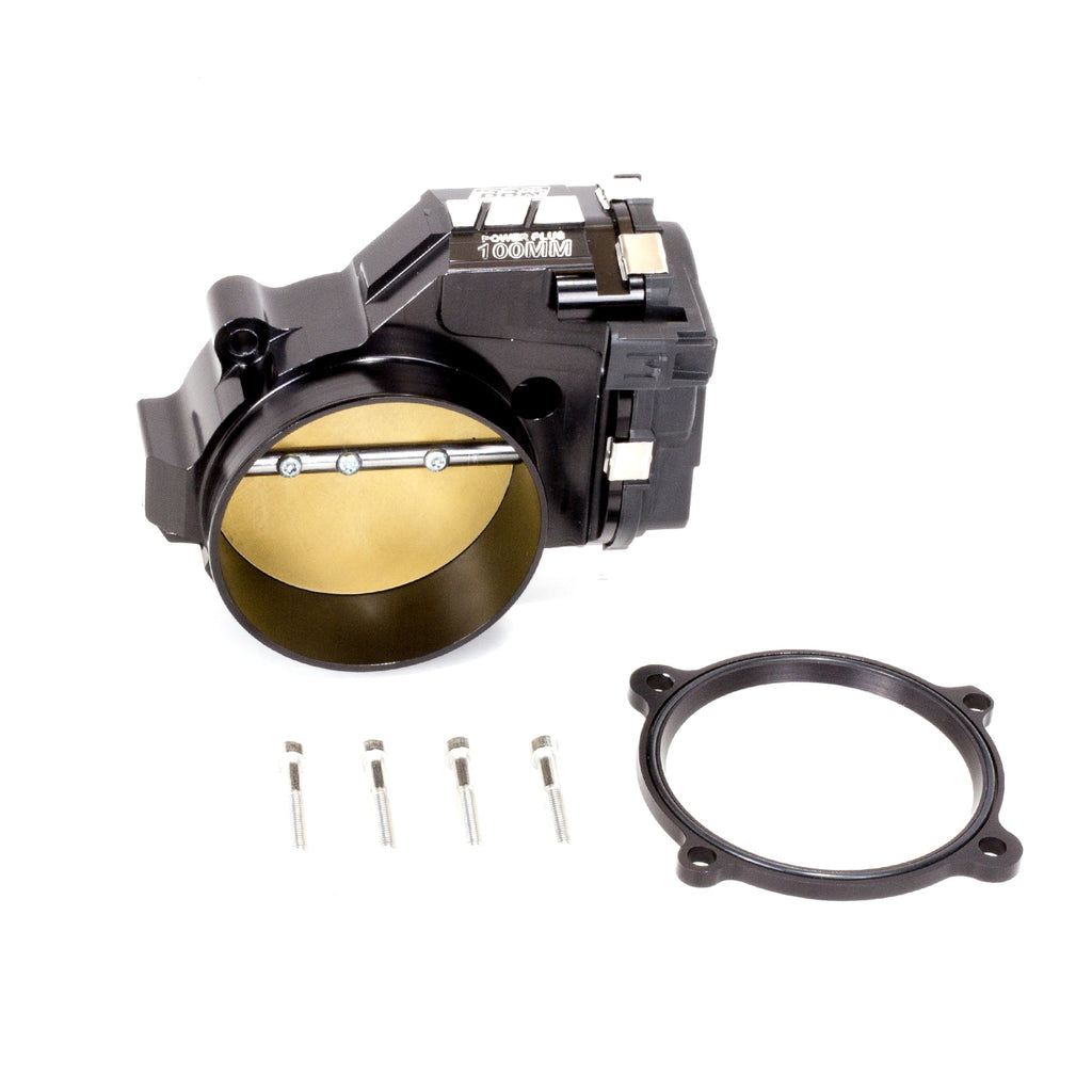 Dodge Hemi Hellcat 6.2 100mm Throttle Body Black Billet Aluminum 15-23 - BBK Performance