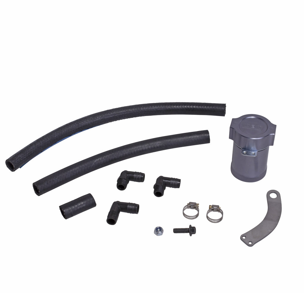 Ford Mustang V6 3.7 Oil Separator Kit With Billet Aluminum Catch Can 15-17 - BBK Performance