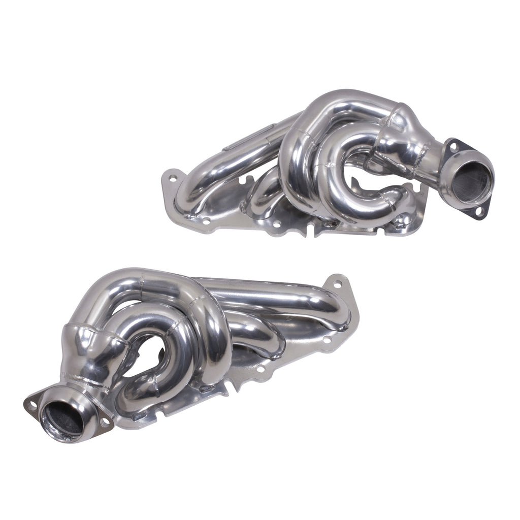 Ford F150 5.0 Coyote 1-3/4 Shorty Tuned Length Exhaust Headers Polished Silver Ceramic 11-14 - BBK Performance