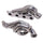 Ford F150 5.0 Coyote 1-3/4 Shorty Tuned Length Exhaust Headers Polished Silver Ceramic 11-14 - BBK Performance