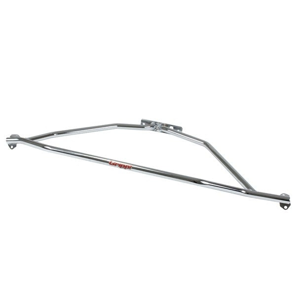 Ford Mustang Strut Tower Brace Powder Powder Coated Chrome Finish 86-93 - BBK Performance