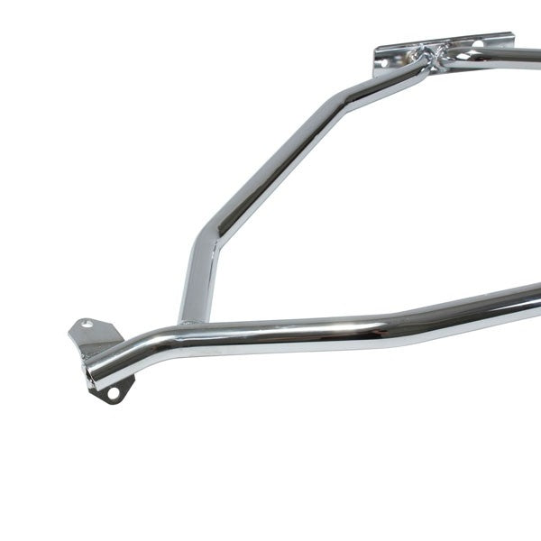 Ford Mustang Strut Tower Brace Powder Powder Coated Chrome Finish 86-93 - BBK Performance