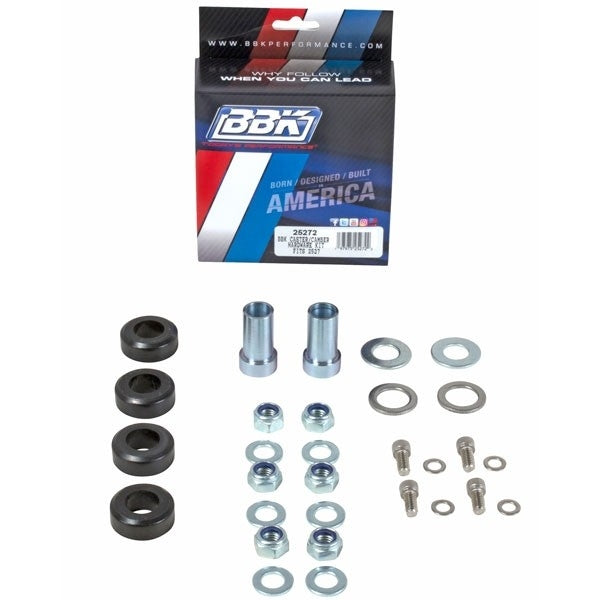 Ford Mustang Caster Camber Plate Hardware Kit - BBK Performance