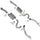 Ford Mustang GT Varitune Cat Back Exhaust Kit 87-93 - BBK Performance